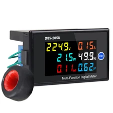 Digital LCD Voltage Current Energy Power Panel Meter AC 40-300V 100A Voltmeter  