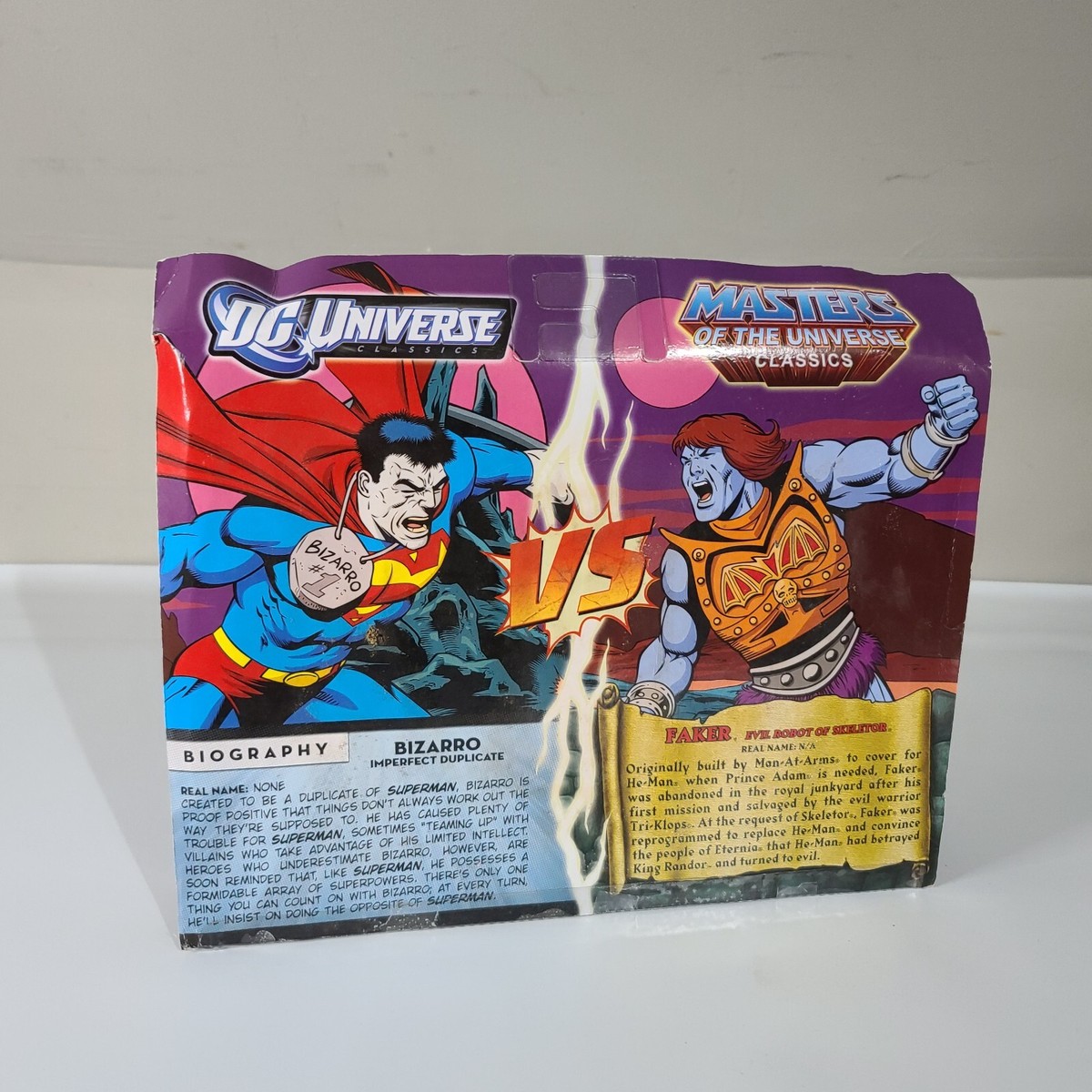 MOTUC Bizarro vs Faker Masters of the Universe Classics DC