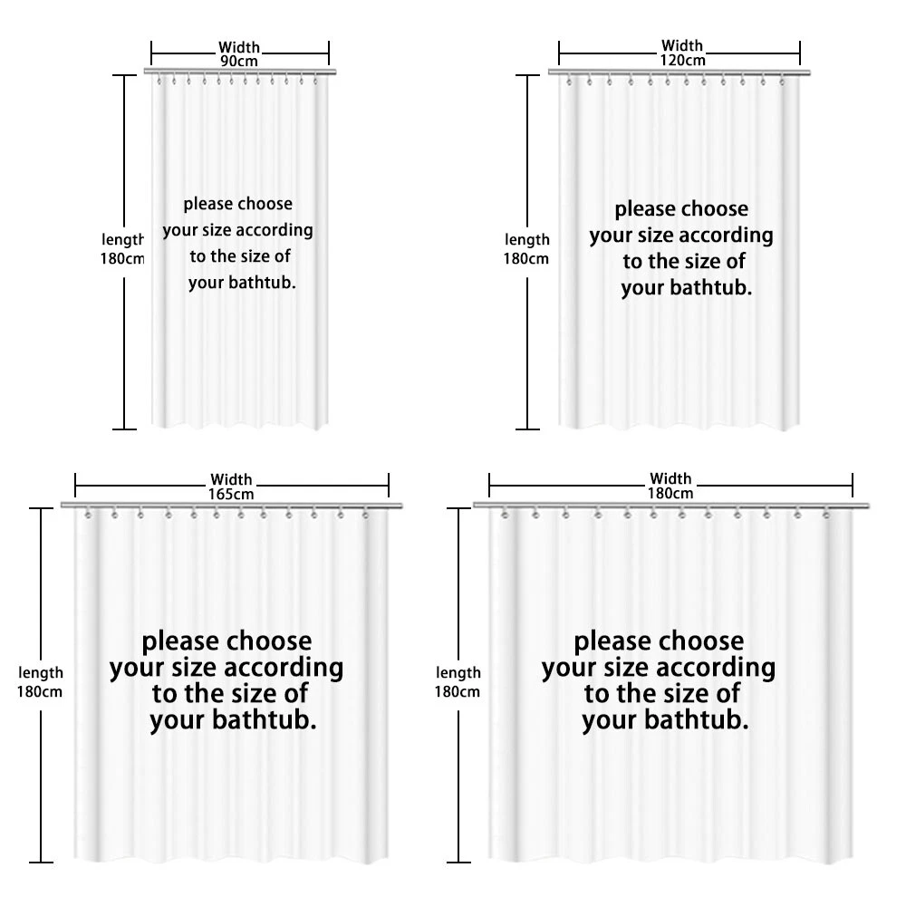 Shower cheap curtain lengths