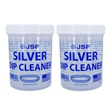 2 Sterling Silver Dip Cleaner Tarnish Remover 925 Jewelry Cleaning Solution 8oz