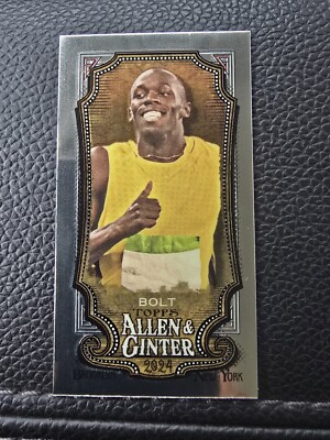 2024 Topps ALLEN & GINTER USAIN BOLT Chrome Mini Jamaica Runner #208