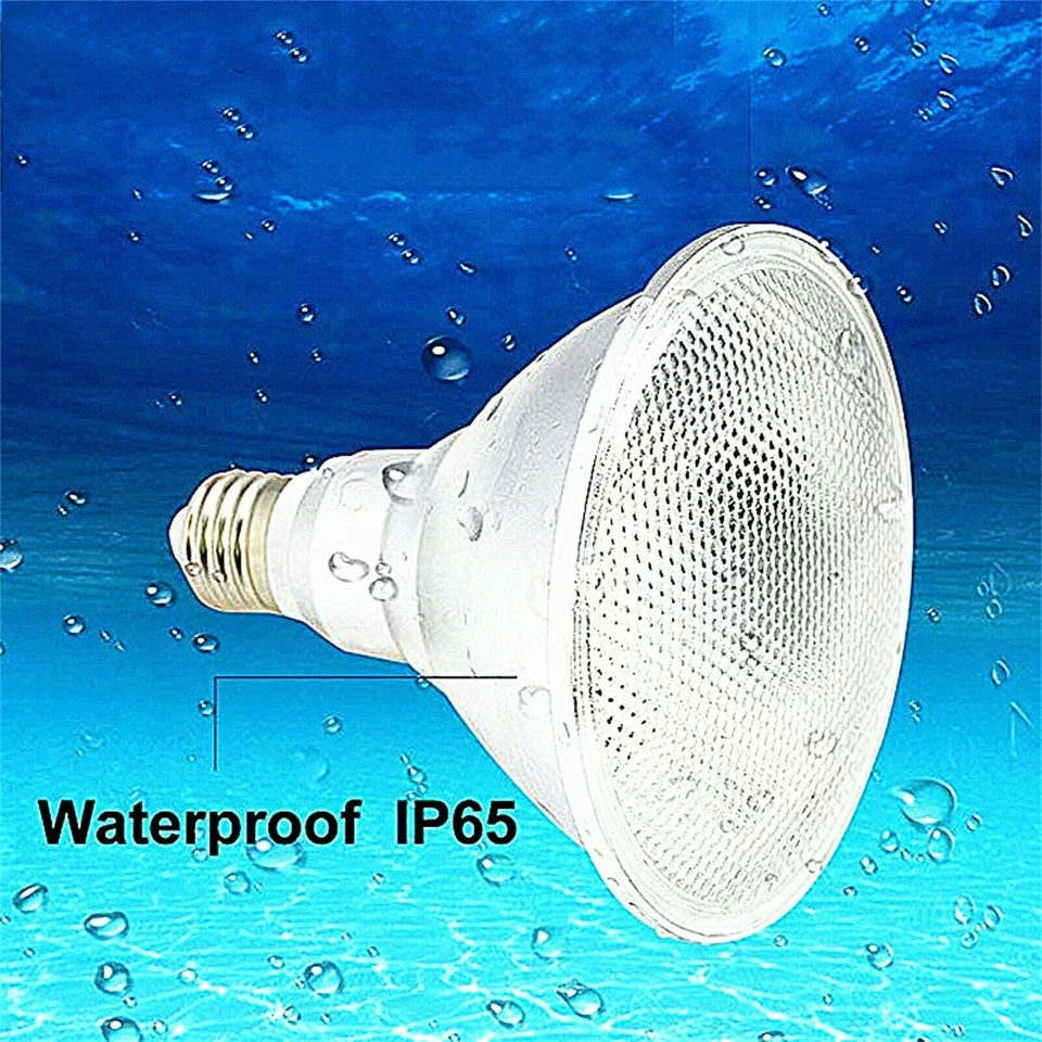 Waterproof Par 30 38 RGB E27 LED Spotlights Bulb 220V 15W 25W Light Lamps Bright - Image 3 of 4