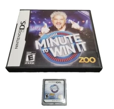 Minute To Win It Nintendo DS Video Game with Case and Manual