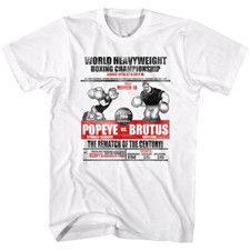 Popeye The Sailor Man Vintage Cartoon Rematch Of The Century Men's T Shirt
