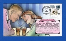 Scott 3187b Teen Fashions Hand Painted Bevil First Day Cover 59/200