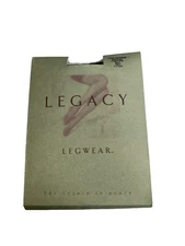 Legacy Legwear Shapewear Longline Brief Tights Size E Black New