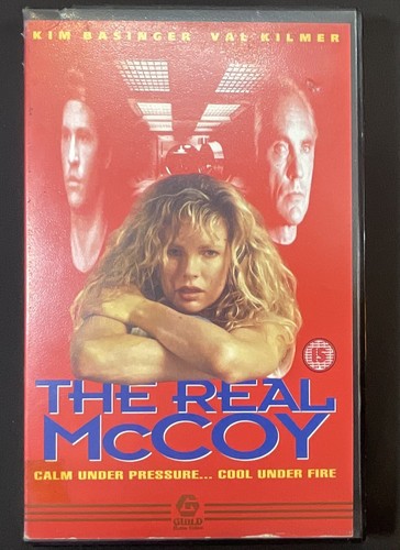The Real McCoy, VHS Video, Kim Basinger, Val Kilmer, Cert 15 Movie