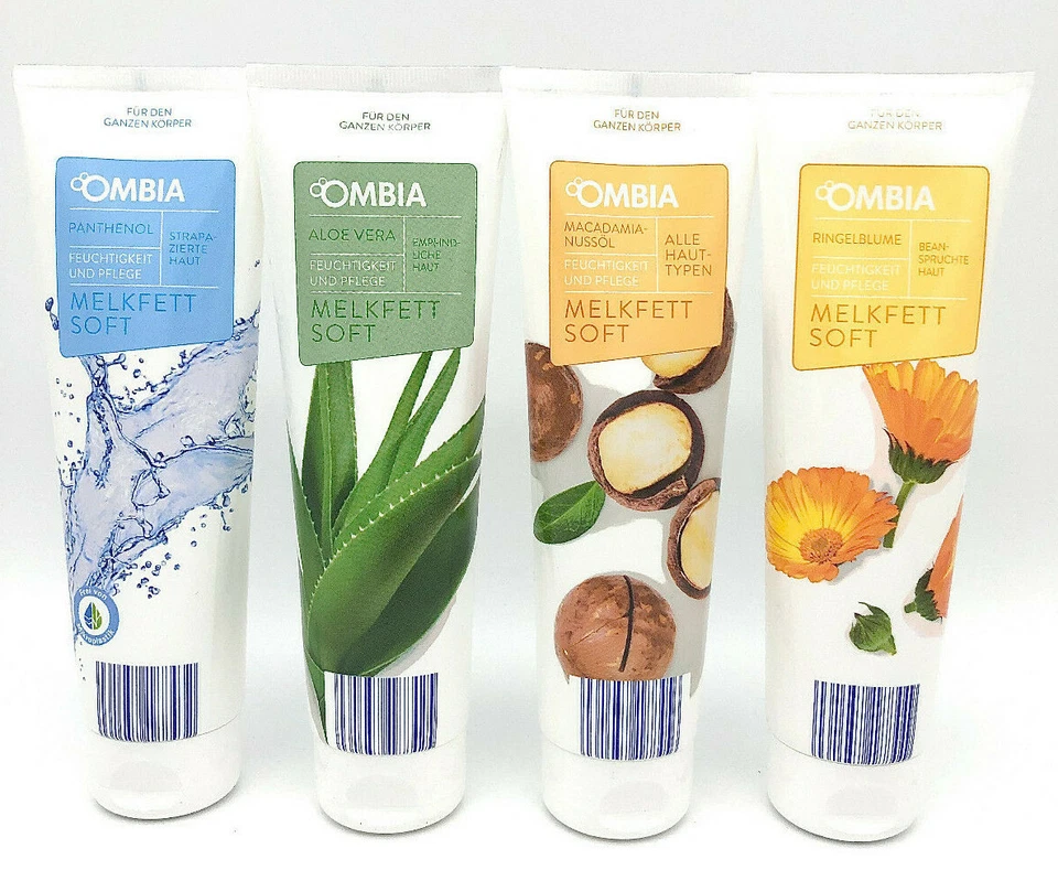 ✅Ombia Melkfett Soft, Aloe Vera, Panthenol, Ringelblume, Macadamia Nuss 150 ml✅