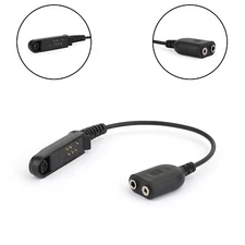 Two Way Radio K Head 2Pin Headset Converter Fit for Baofeng UV9R BF-9700 U9