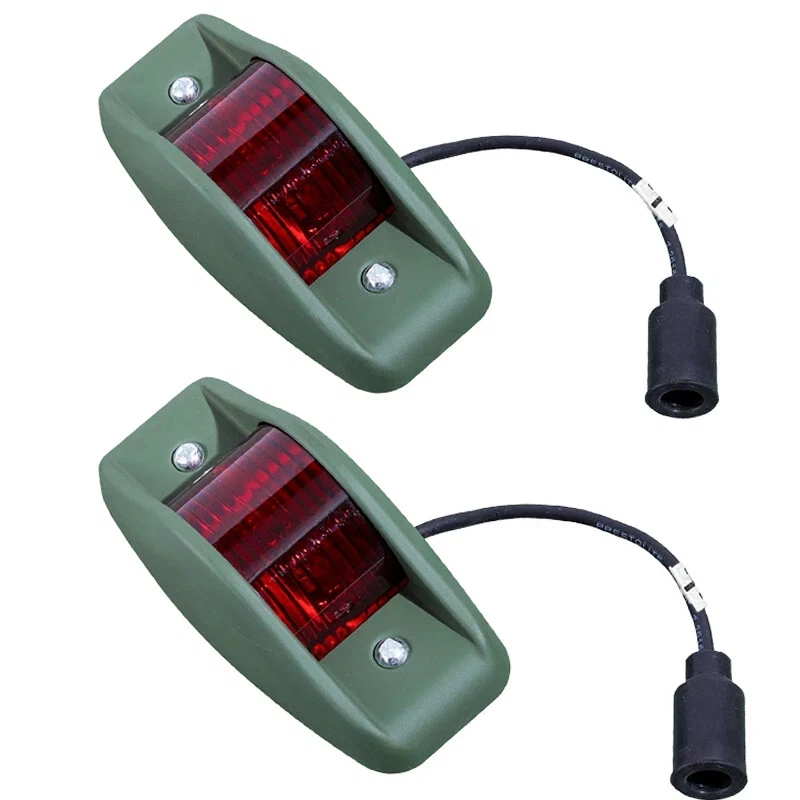 Luz de marcador lateral LED, luz compuesta frontal, kit de luz trasera para Humvee, Willys Jeep Foto 3 de 4