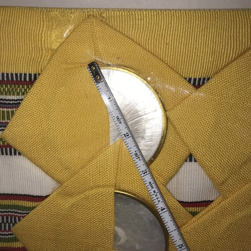 Table Runner/Six Coasters Table Set. Yellow. Vintage. Sealed - Picture 2 of 4