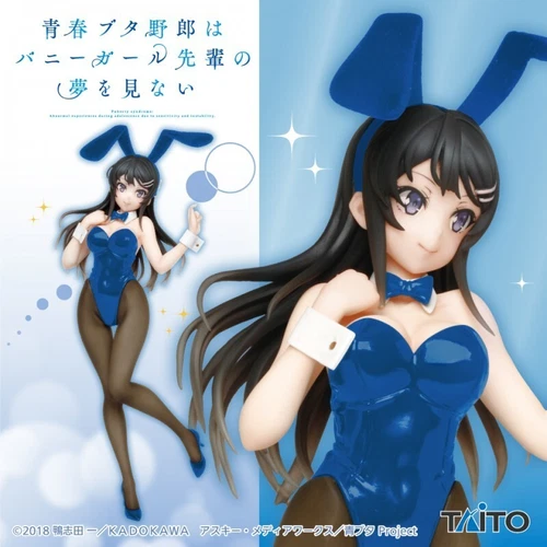 Mai Sakurajima Figure Blue Bunny Suit Coreful Bunny Girl Senpai Taito NEW