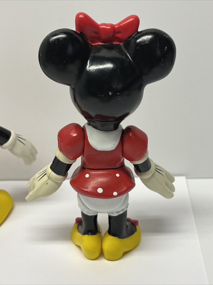 ヴィンテージ　 フィギュア　Mickey 　Minnie　レトロ　レア Vintage Disney Mickey Mouse & Minnie Mouse porcelain figure