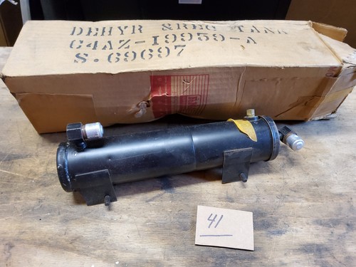 Rare NOS 1964 Galaxie Big Car Police Air Conditioning Receiver Drier Tank - Picture 3 of 5