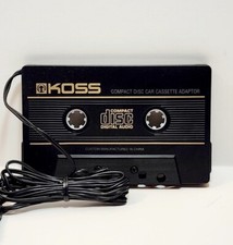 Koss Compact Disc CD Cassette Car Adapter Converter OB Vintage