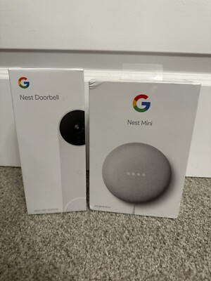 GOOGLE NEST PRO BATTERY DOORBELL SMART SECURITY CAMERA MINI SPEAKER  SEALED UK
