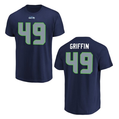 NFL T-Shirt Seattle Seahawks Shaquem Griffin 49 navy ER3 Trikot Jersey  Football