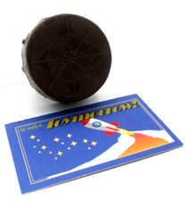 Marx Johnny West Accessory Native American Indian Brown Drum Tom Tom