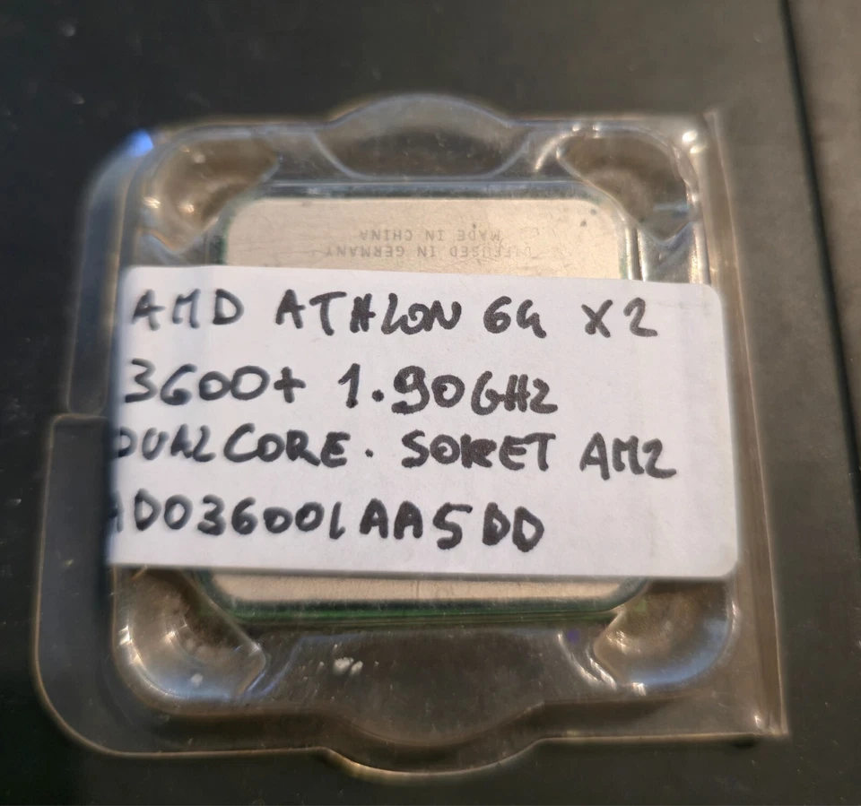 AMD ATHLON 64 X2 3600+ 1.90GHZ. DUALCORE SOKET AM2.. ADO3600IAA5DD - Immagine 4 di 4