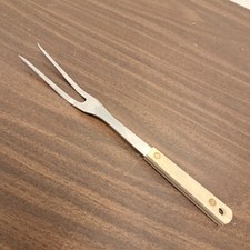 vintage ACE meat fork serving, 2 prong, stain...
