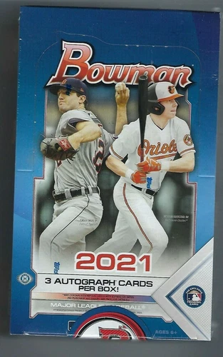 2021 Topps BOWMAN BASEBALL JUMBO Hobby 3 auto per box