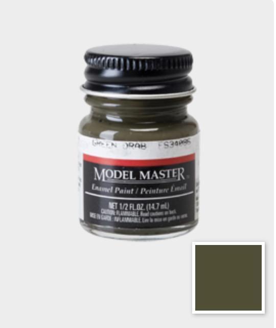 Testors Green Drab Fs34086 1/2 Oz Enamel Paint 1787 for sale online eBay