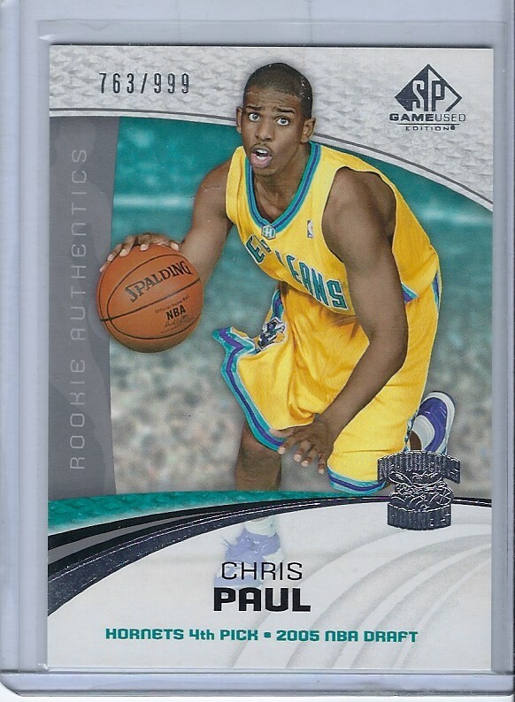 Chris Paul Rookie, SP #149, 763 of 999, Hornets, Upper Deck