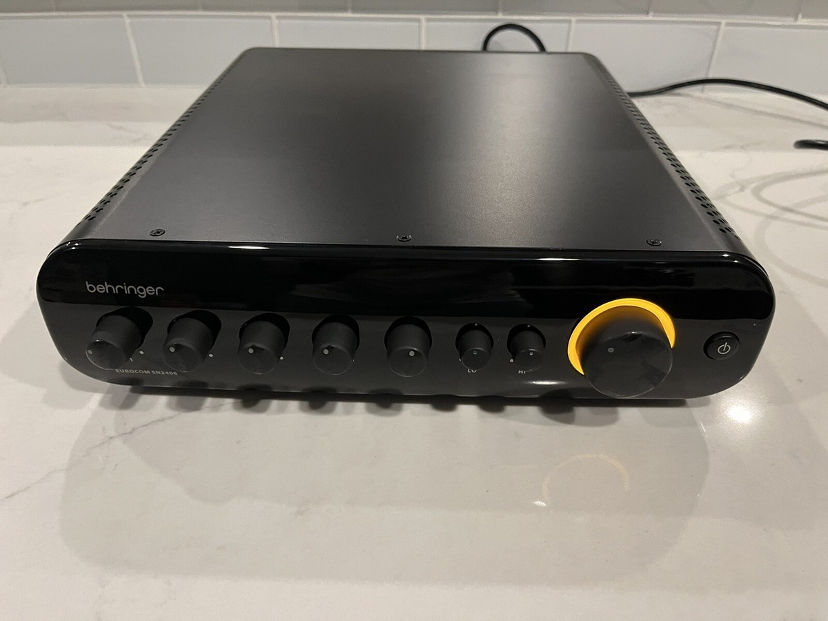 Behringer EUROCOM SN2408 70/100 Volt Amplifier With Mixer | eBay Behringer EUROCOM SN2408 70/100 Volt Amplifier With Mixer | eBay
