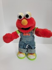 Elmo Sesame Street Let's Pretend 1999 Fisher Price 15 Vintage Toy VIDEO Works