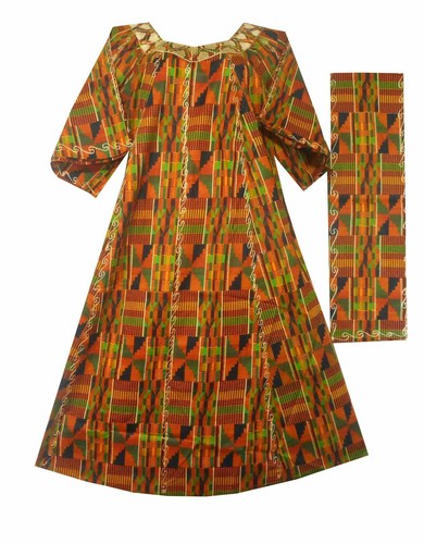 African Dresses For Women Traditional Kente Dashiki Tribal Plus Clothing Maxi Co - Picture 2 of 11