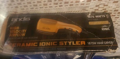 Gold Andis Ceramic Ionic Styler Hair Dryer WITH 2 Attachments WS-2 1875 WATT - Picture 4 of 8
