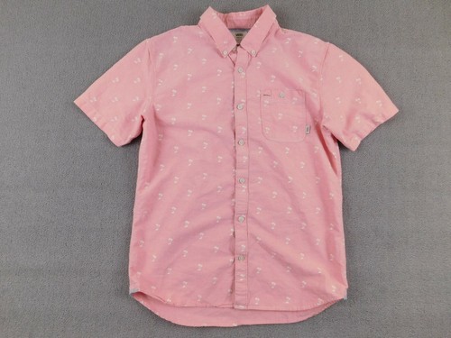 VANS Shirt Adult M Pink Palm Tree 