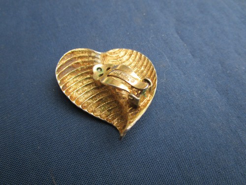 Boucle d'oreille fantaisie clip signé GIVENCY doré bijou Paris - New York - Imagen 6 de 11