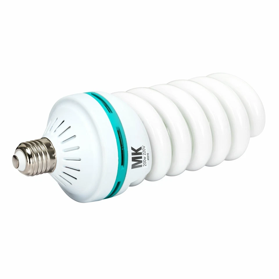 5500k 200w Photo Studio Pro Energy Saving Light Bulb Daylight Lamp Lighting E27 - Image 3 of 4