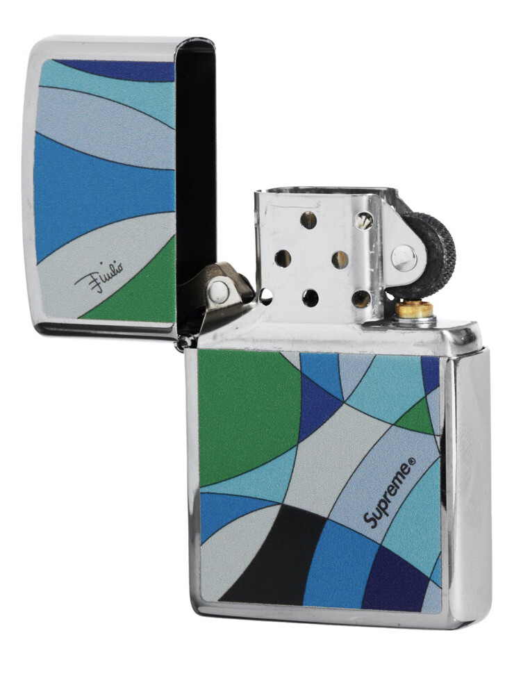 Emilio Pucci Supreme Zippoライター Supreme Emilio Pucci Zippo. Blue. NWT. Deadstock. | eBay