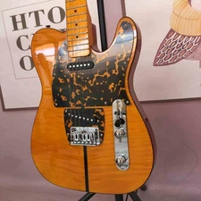 Gift Flame Maple Top TL Electric Guitar Mad Cat Chrome Hardware S-S Pickups