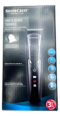 Silvercrest 5in1 Cordless Hair & Beard Clipper Trimmer new