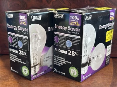 Feit Electric Co - 100w - Clear Light Bulbs - 4 Bulbs