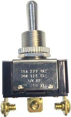 GSW-117 Electrical Toggle Switch, SPDT, Mom ON-OFF-Mom-ON, 20 A/125V AC ...