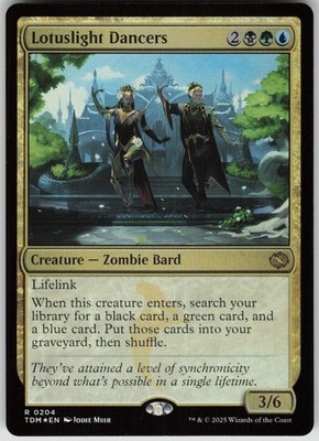 MTG Lotuslight Dancers Foil NM Tarkir: Dragonstorm Magic 204