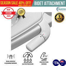 WITHLENT Bidet Attachment - Ultra-Slim Bidet for Toilet with Non-Electric Dual