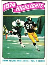 1975 Topps Highlights Lynn Swann #459 - EX