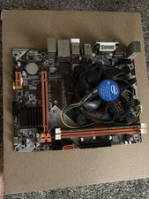 B75 Motherboard  Intel I5-2400 CPU  8gb Golden Memory RAM Combo with Cooler