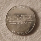 APMEX 1 Troy Ounce .999 Fine Silver Round 1 oz Total Silver Content Bullion