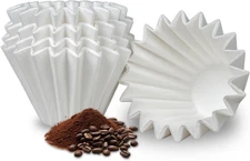 Kalita Wave Series KWF-155#22213 Coffee Filters, White, For 1-2 People, 100 Shee