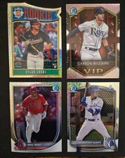 2025 Bowman Baseball CHROME MOJO Inserts, Vets, and Prospects - You Pick