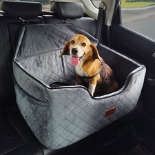 Hunde Autositz Rücksitz Rückbank Hundesitz Auto 25Kg 72X52X54Cm Grau