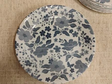 Corelle Pioneer Woman Blue 8 1/2" Salad Plate New W/Tags Floral Flowers Vitrelle