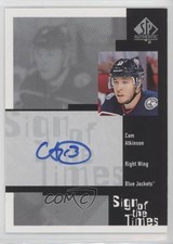 2019-20 SP Authentic 1999-00 Retro Sign of the Times Cam Atkinson Auto 12af