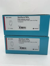 (2) Boxes Coloplast SenSura Mio Click Ostomy Pouch 11474 2 Piece (20) Bags Total